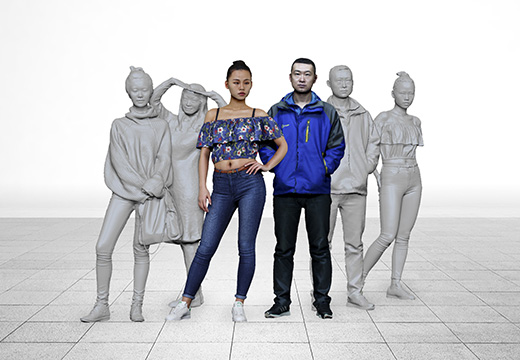 三維人體掃描儀,人體動(dòng)漫輔助設(shè)計(jì)_領(lǐng)智三維