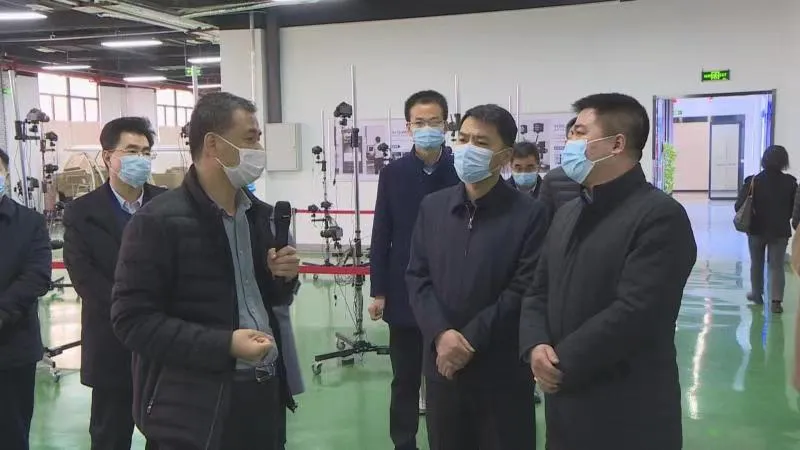 陜西省科技廳副廳長(zhǎng)王軍一行蒞臨領(lǐng)智三維考察交流