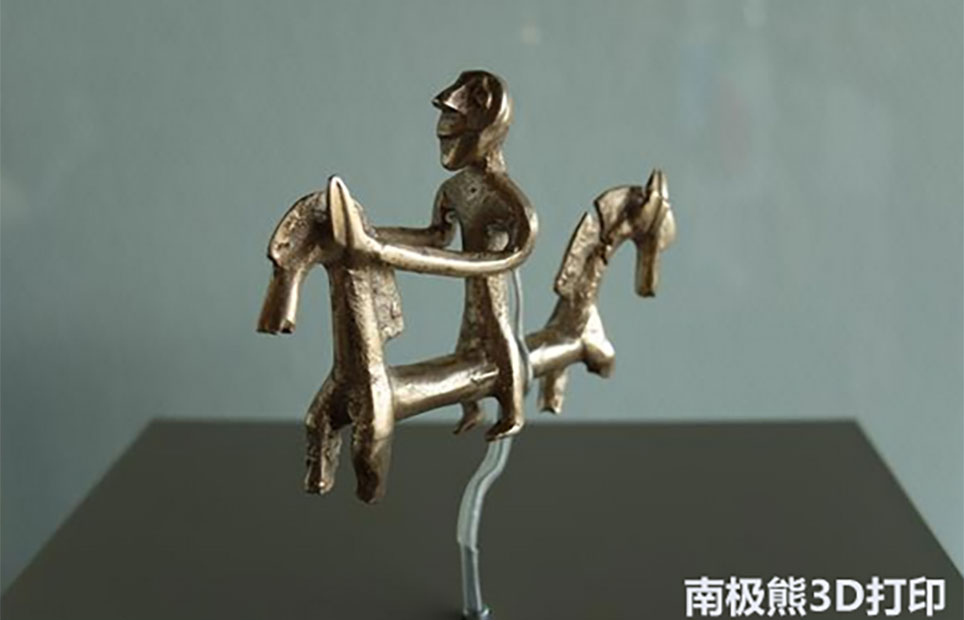 3D打印重現(xiàn)2800年前騎馬者青銅雕像，歷史專家都不容易辨別真假